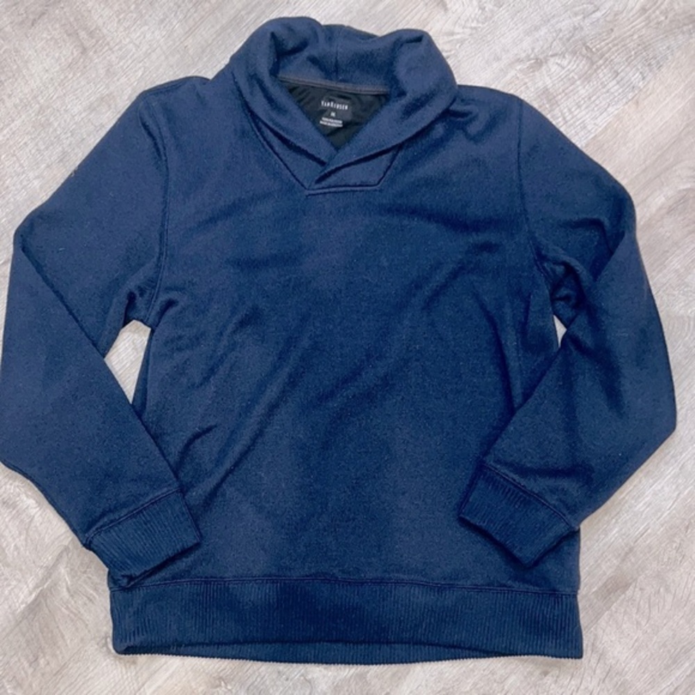 Van Heusen Mens Navy Blue Sweater